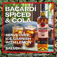Bacardí Spiced Premium Rum Spirit Drink 1lt - Rum