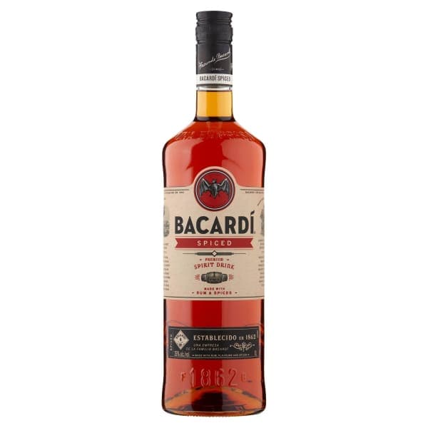 Bacardí Spiced Premium Rum Spirit Drink 1lt - Rum