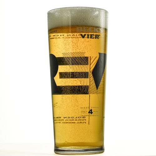Becks Vier Beer Pint Glass