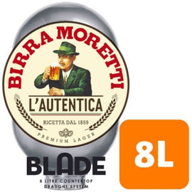 Birra Moretti 8 Litre Blade Keg - Keg