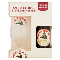 Birra Moretti Premium Lager and Pint Glass 330ml Gift Set