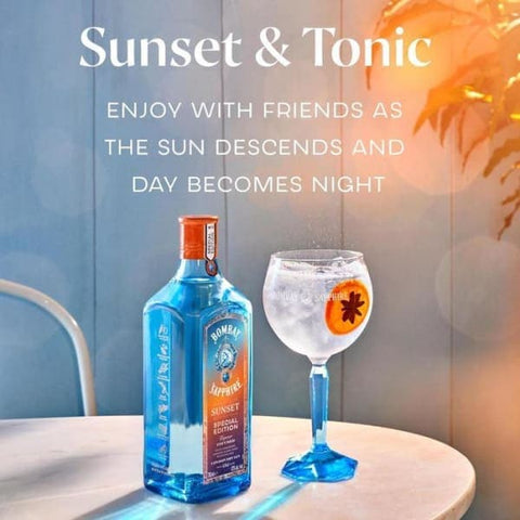Bombay Sapphire Sunset Special Edition Gin 70cl - Gin