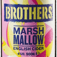 Brothers Marshmallow Cider Bottles 12x500ml