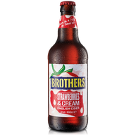 Brothers Strawberries & Cream Cider Bottles 12x500ml