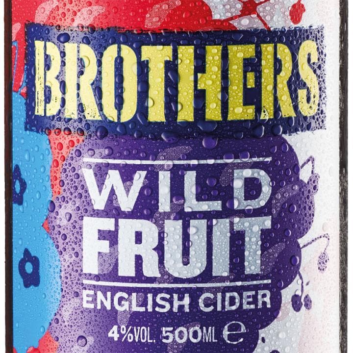 Buy Brothers Wild Fruit Cider Bottles 12x500ml Online 365 Drinks