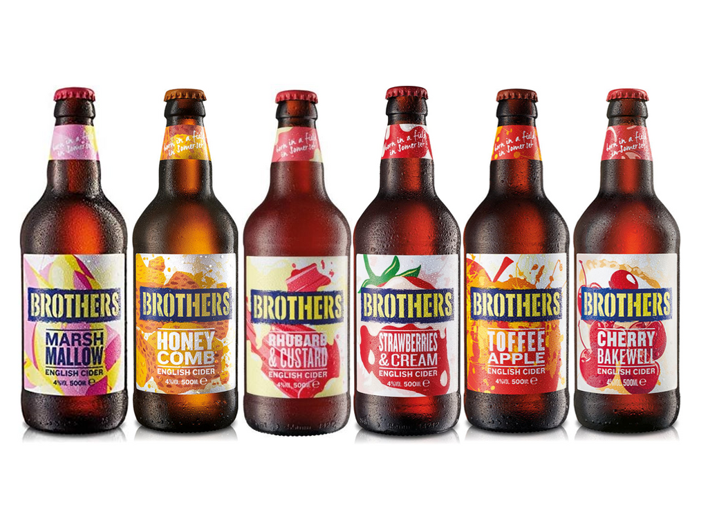 Buy Brothers Mixed Cider Case 12x500ml Bottles Online 365 Drinks