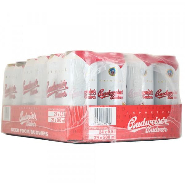 Budweiser Budvar Original Czech Imported Lager Cans 24x500ml