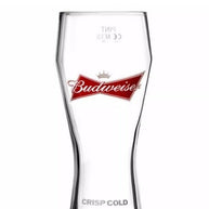 Budweiser Crisp Cold Pint Beer Glass