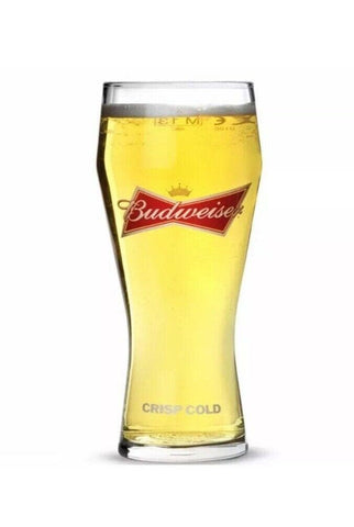 Budweiser Crisp Cold Pint Beer Glass