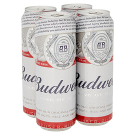 Budweiser Lager Beer Pint Cans 24x568ml