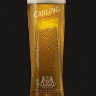 Carling Half Pint Glass New 'Design 1'