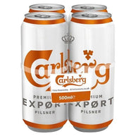 Carlsberg Export Lager Beer Cans 24x500ml