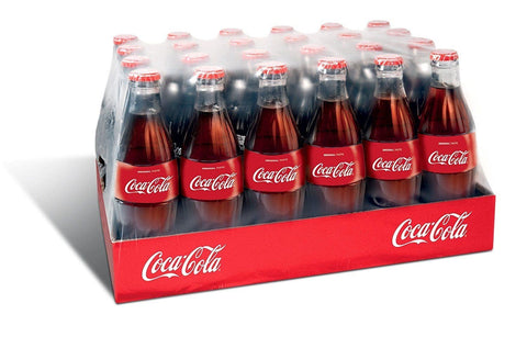 Coca Cola Glass Contour Bottles 24x330ml