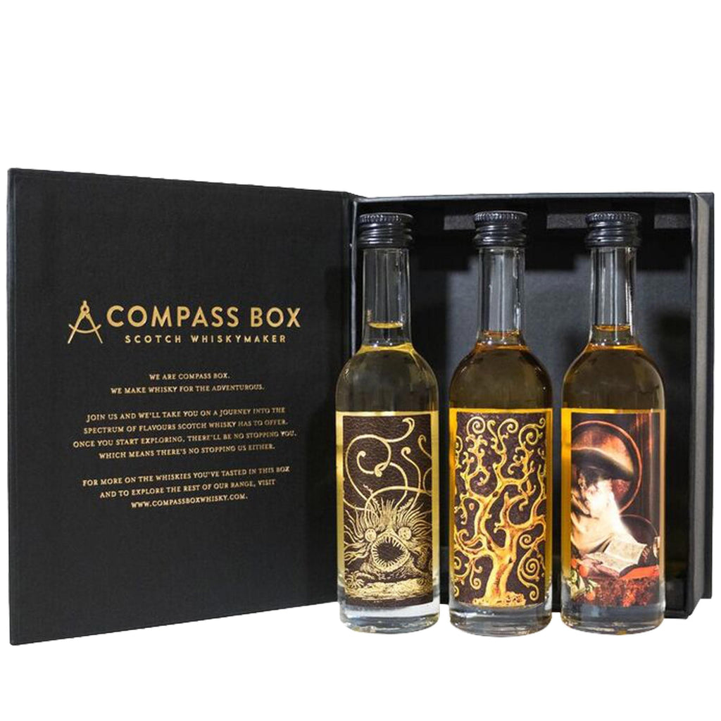 Compass Box Malt Whisky Collection Range Gift Pack 3x5cl