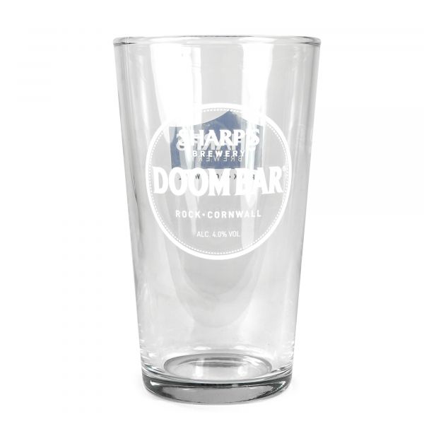 Doom Bar Cornish Ale Half Pint (Blue Logo) Beer Glass