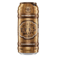 Efes Draft Beer Lager Cans 24x500ml - IMPORTED From Turkey