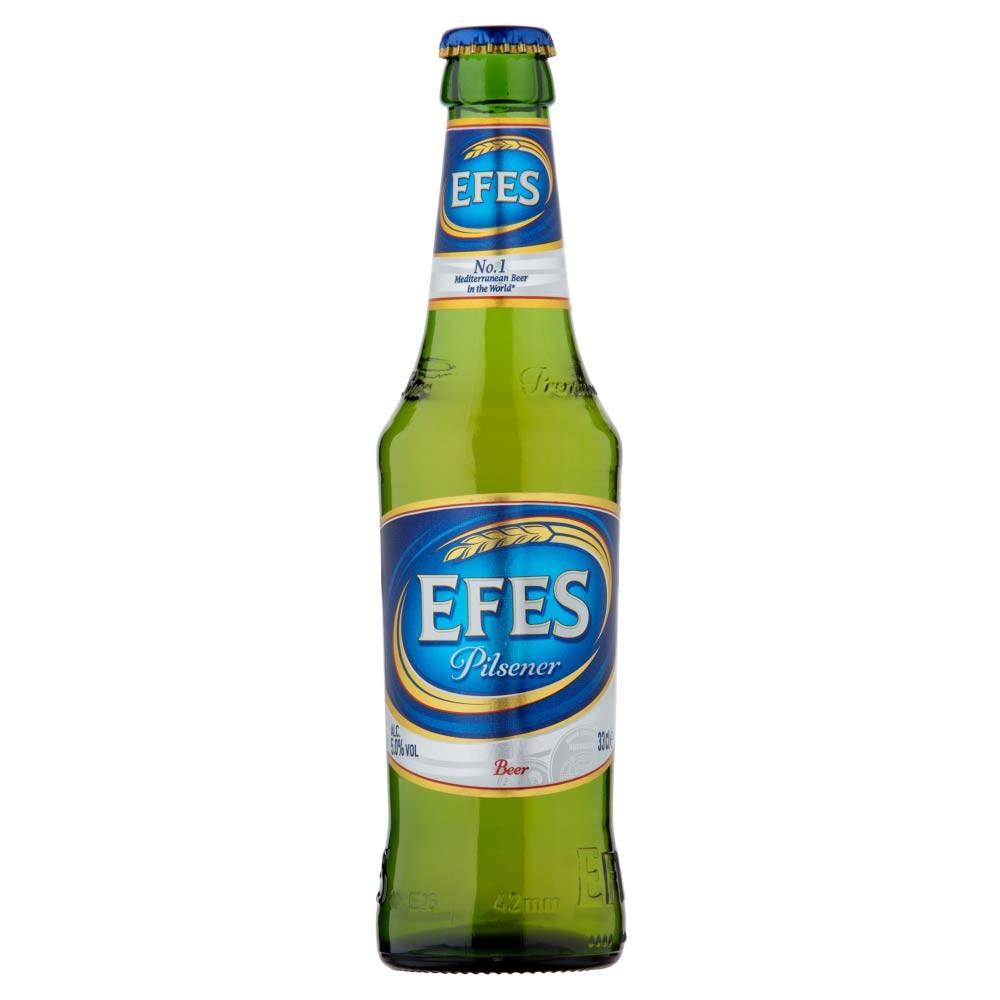Efes Pilsner Lager Beer Bottles 24x330ml - IMPORTED From Turkey