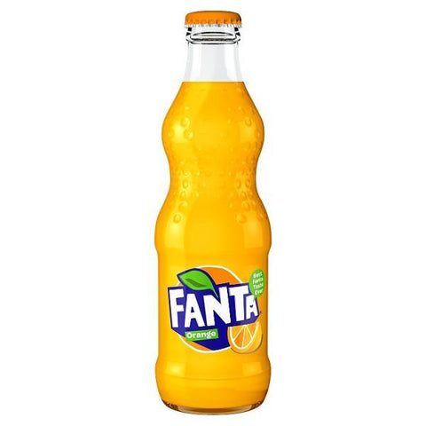 Fanta Orange Contour Glass Bottle 24 x 330ml