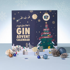Craft Gin Club's Gin Advent Calender - 25 Days of Craft Gin - 25 x 50ml Gins - Christmas Gins