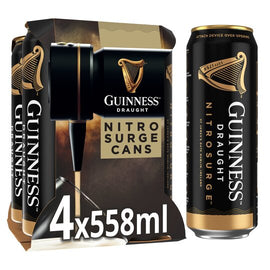 Guinness Nitrosurge Beer 4 X 558Ml