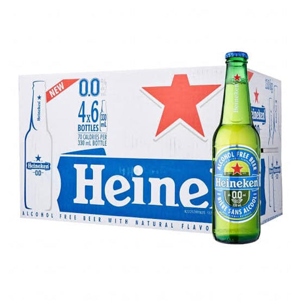 Heineken Alcohol Free Lager Bottles 24x330ml