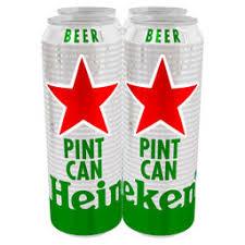 Heineken Premium Beer Lager Pint Size Cans 24x568ml