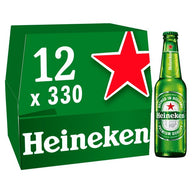 Heineken Premium Lager Beer 12 x 330ml Bottles