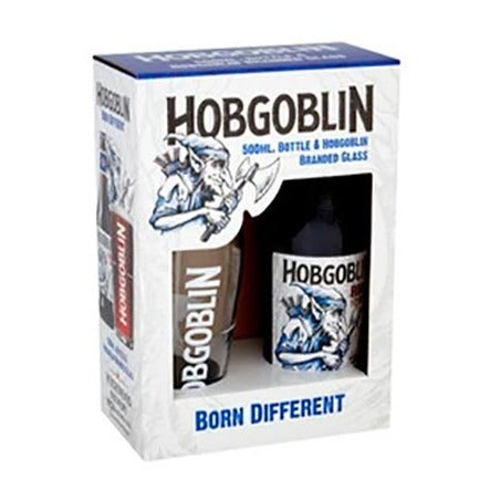 Hobgoblin Bottle 500ml & Branded Glass Gift Pack