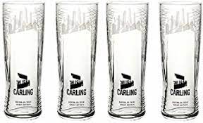 Carling Half Pint Glass New 'Design 3'
