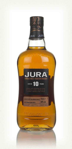 Isle of Jura 10 Year Old Single Malt Whisky + Exclusive Hip Flask
