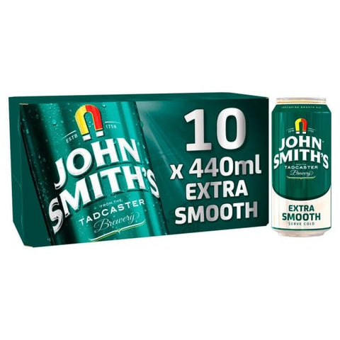 John Smith Extra Smooth Cans 10x440ml - Beer