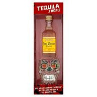 Jose Cuervo Tequila With Skull Shaped Shot Glass