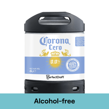 Corona Cero (0.0% ABV) 6L Perfect Draft Keg