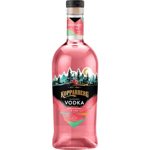 Kopparberg Strawberry & Lime Flavour Vodka 70cl - vodka