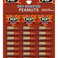 KP Dry Roasted Peanuts 21 x 50g Pub Card