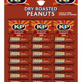 KP Dry Roasted Peanuts 21 x 50g Pub Card
