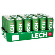 Lech Lager Beer Cans 24x500ml