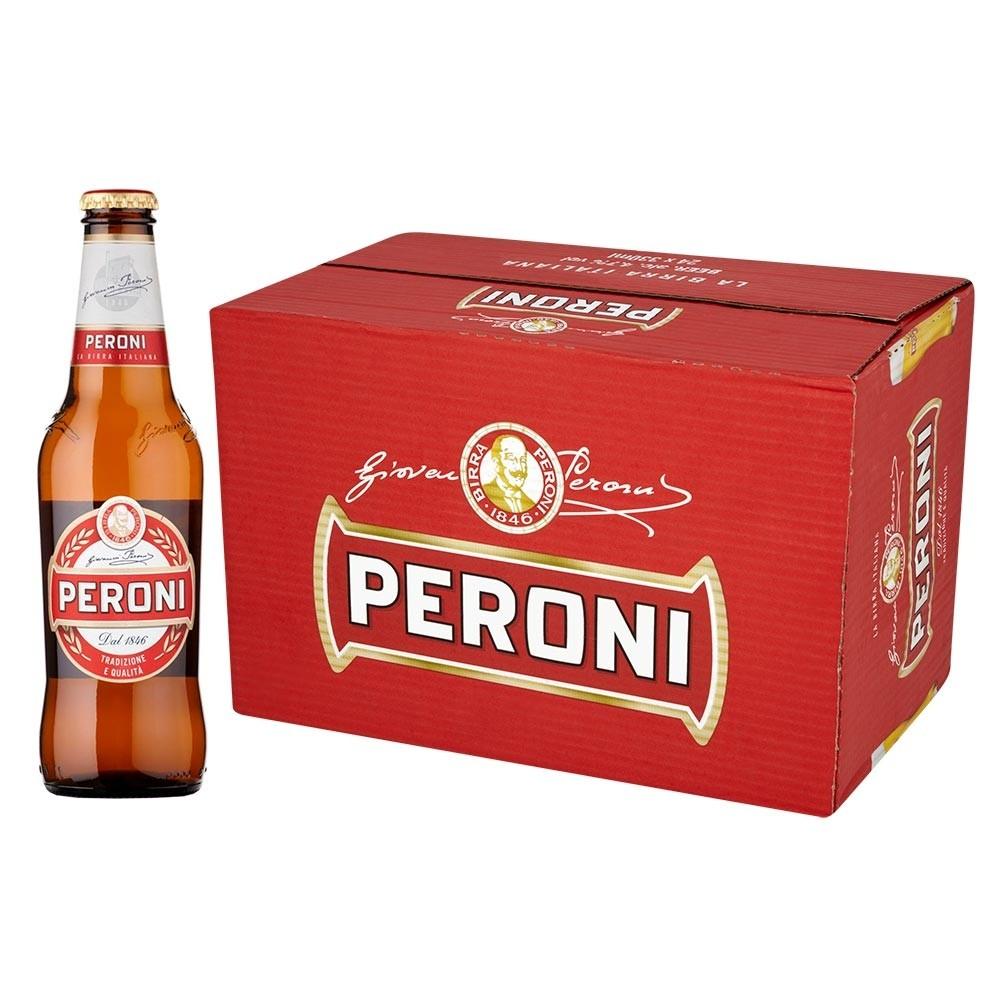 Peroni Red Label Premium Lager Bottles 24x330ml