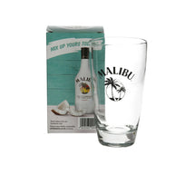 Malibu Rum Pina Colada Highball Glass & Gift Box 50cl