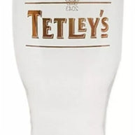 Tetley's Gold Writing Pint Glass (104)