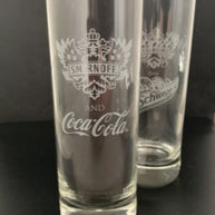 Smirnoff Coca Cola - Gordons Schweppes Dual Branded Hi-ball Glass Bar Gift