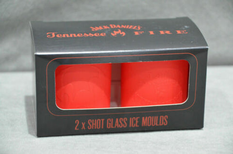 Jack Daniel's Tennessee Fire Shot Glass Ice Moulds - 2 Pack