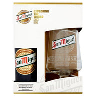 San Miguel 330Ml & Chalice Glass Set