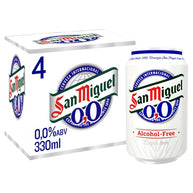San Miguel 0.0% Alcohol Free Lager Cans 12X330ml