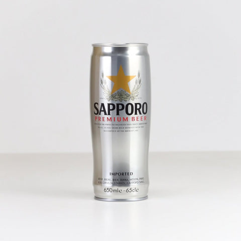 Sapporo Premium Beer Can 650ml