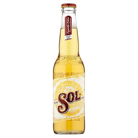 Sol Original Lager Beer 12x330ml Bottles