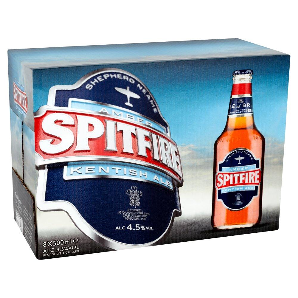 Spitfire Premium Amber Ale Bottles 8x500ml