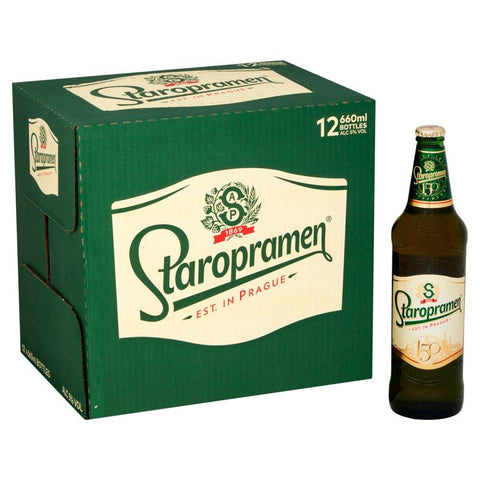 Staropramen Beer 12x660ml bottles