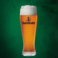 Staropramen Half Pint Drink Glass
