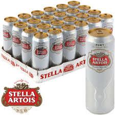 Stella Artois Lager Beer PINT Cans 24x568ml